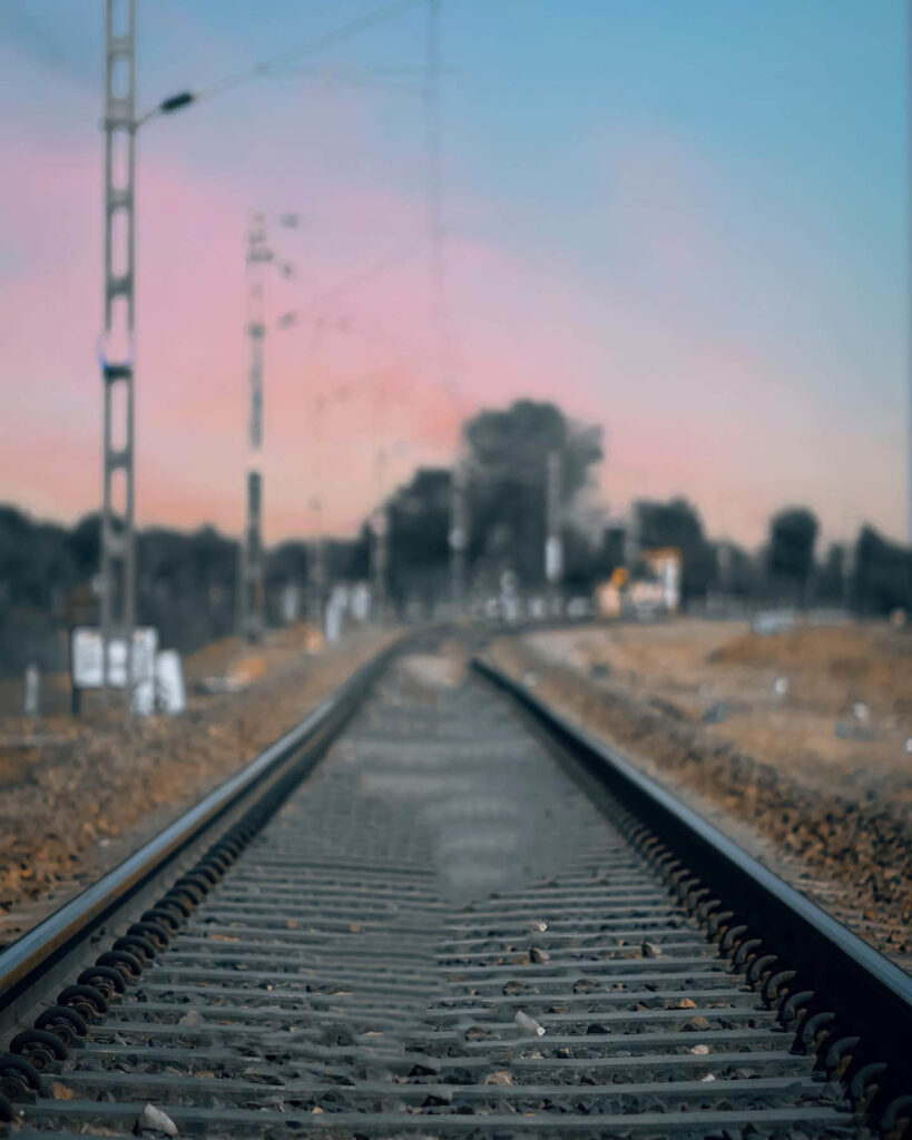 picsart rail track background