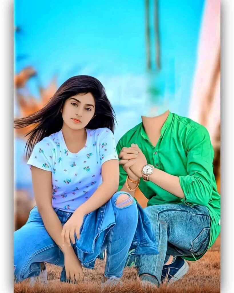 Head Cut Boy With Girl CB Editing Background