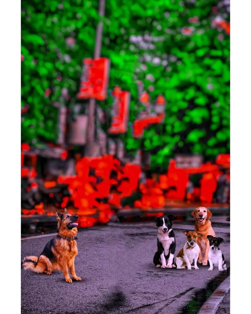 dogs cb editing background full hd