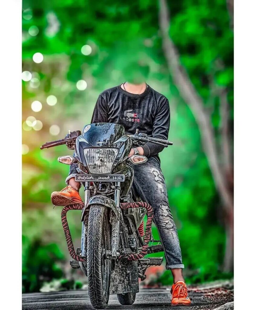 face cut boy bike cb background free download