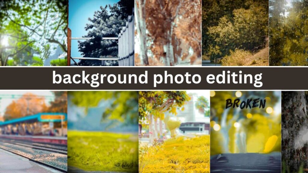 background photo editing