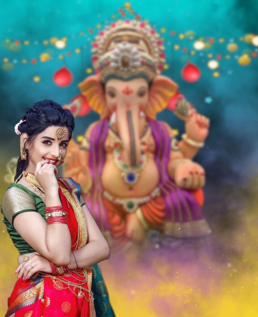 Ganesh Chaturthi Editing Background Photoshop