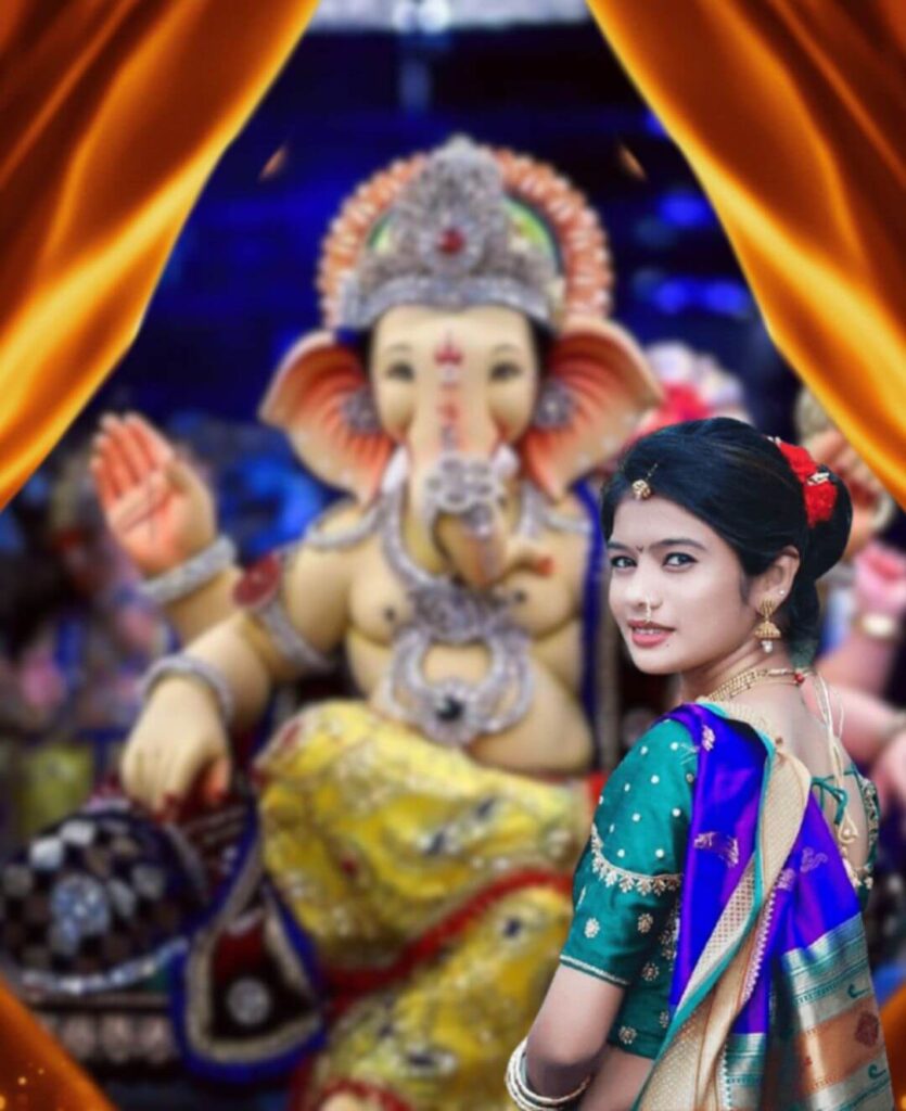 Ganesh Chaturthi Photo Editing Background Full HD