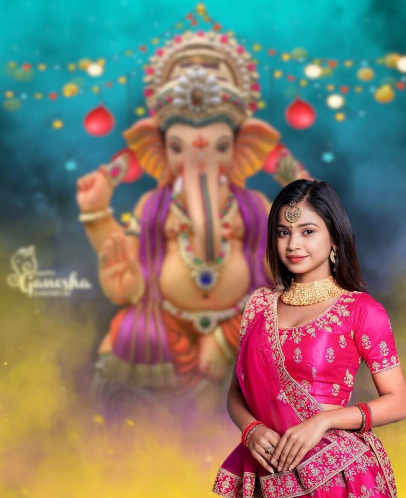 Ganesh Chaturthi Photo Editing Background hd