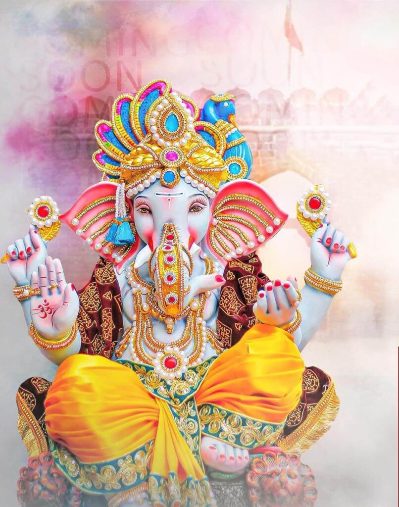 Ganpati Banner Background Design HD Images Free