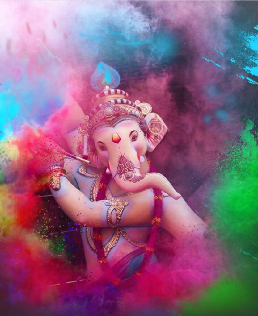 Ganpati Bappa Ganesh Chaturthi Photo Editing Background