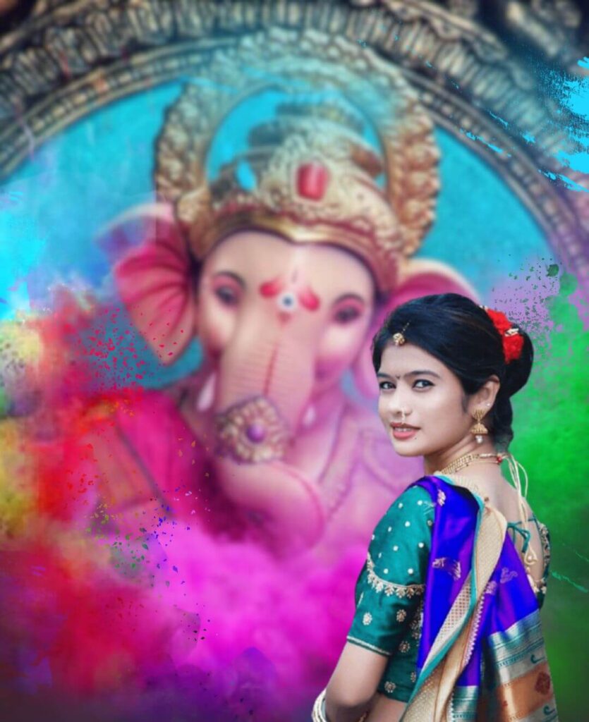 Happy Ganesh Chaturthi CB PicsArt Editing Background