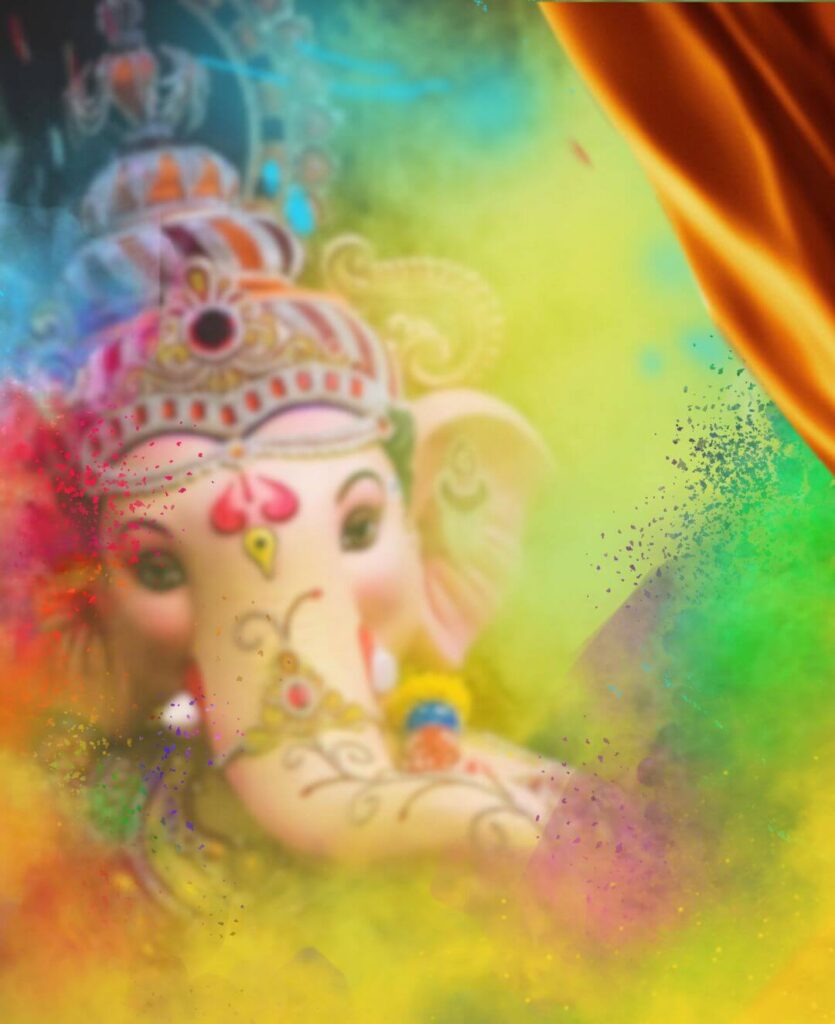 Happy Ganesh Chaturthi Editing Background HD