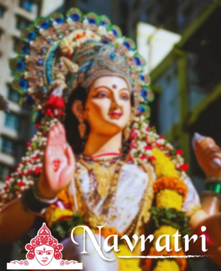 Happy Navratri Maa Durga Puja background