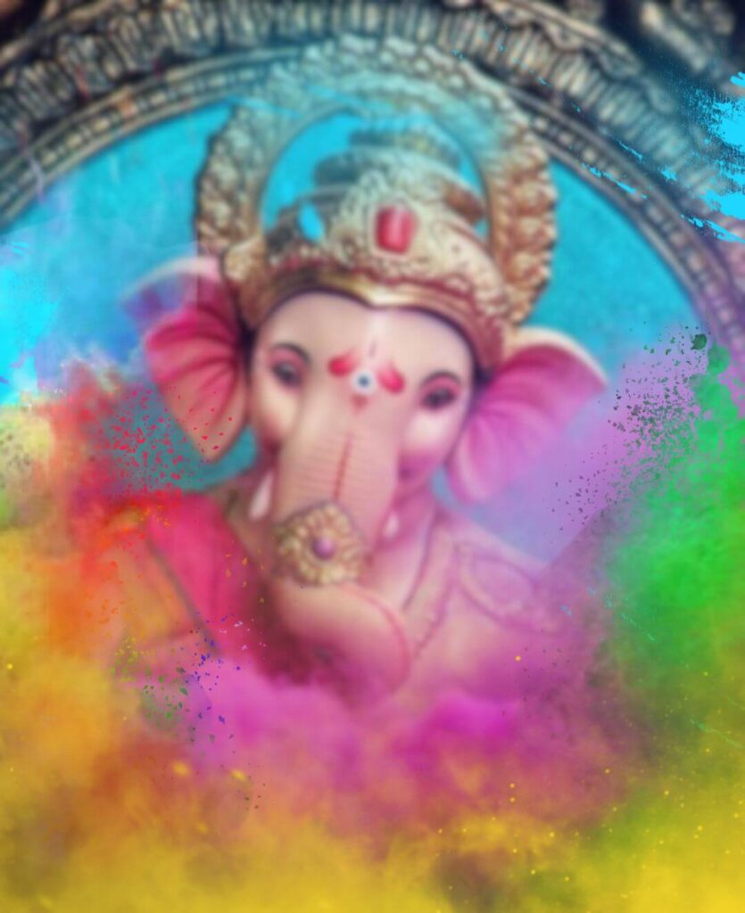 Lord Ganesh Chaturthi CB PicsArt Editing Background