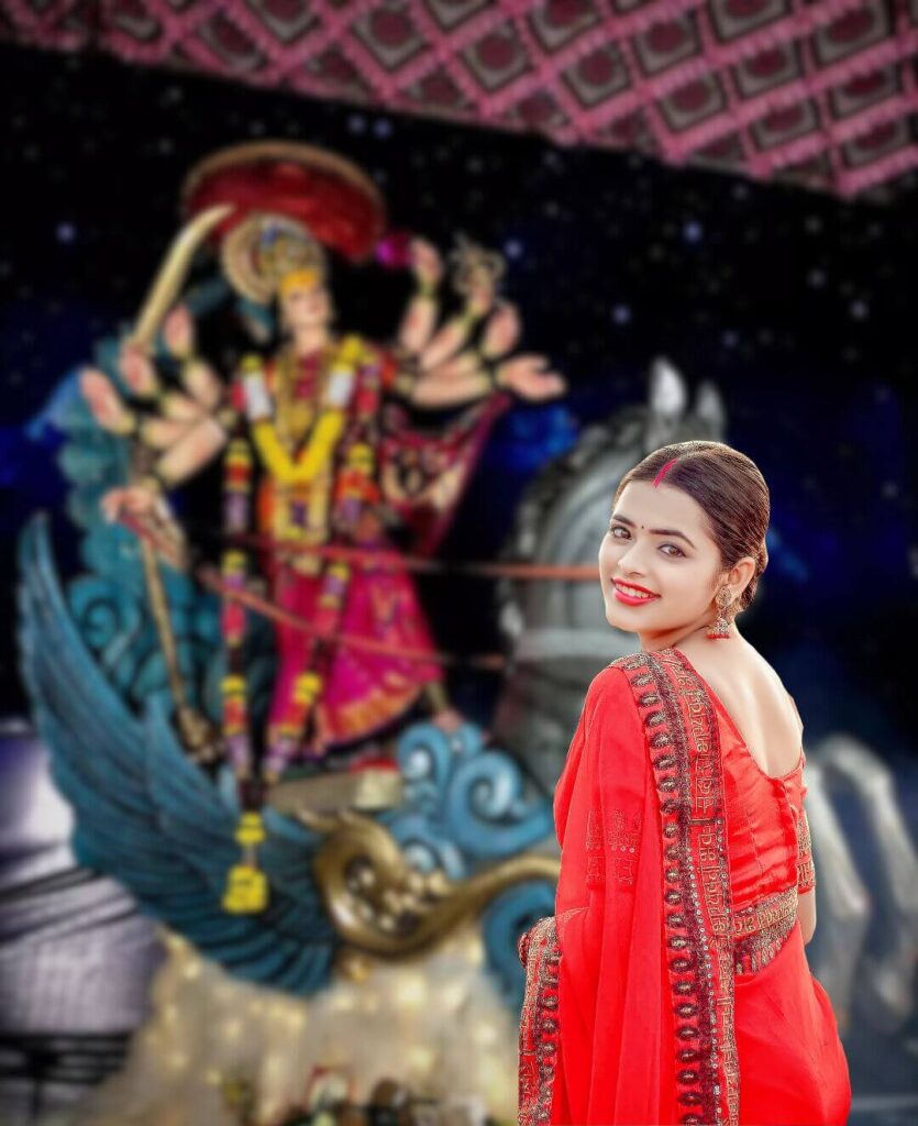 Navratri Editing New Background HD With Girl