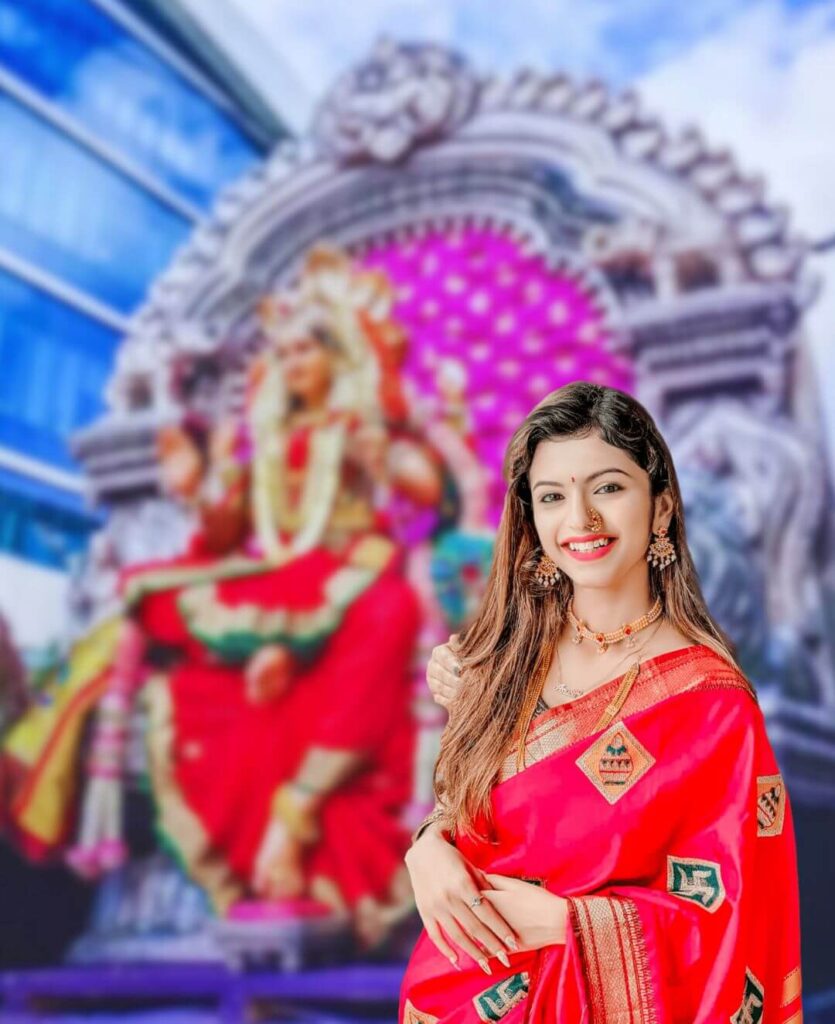 PicsArt Navratri Photo Editing Background Girl