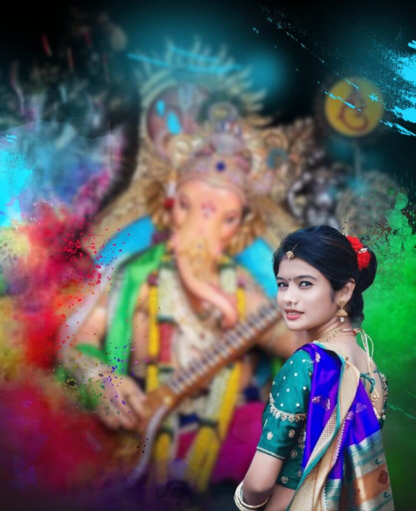 Picsart Ganesh Puja Editing Background