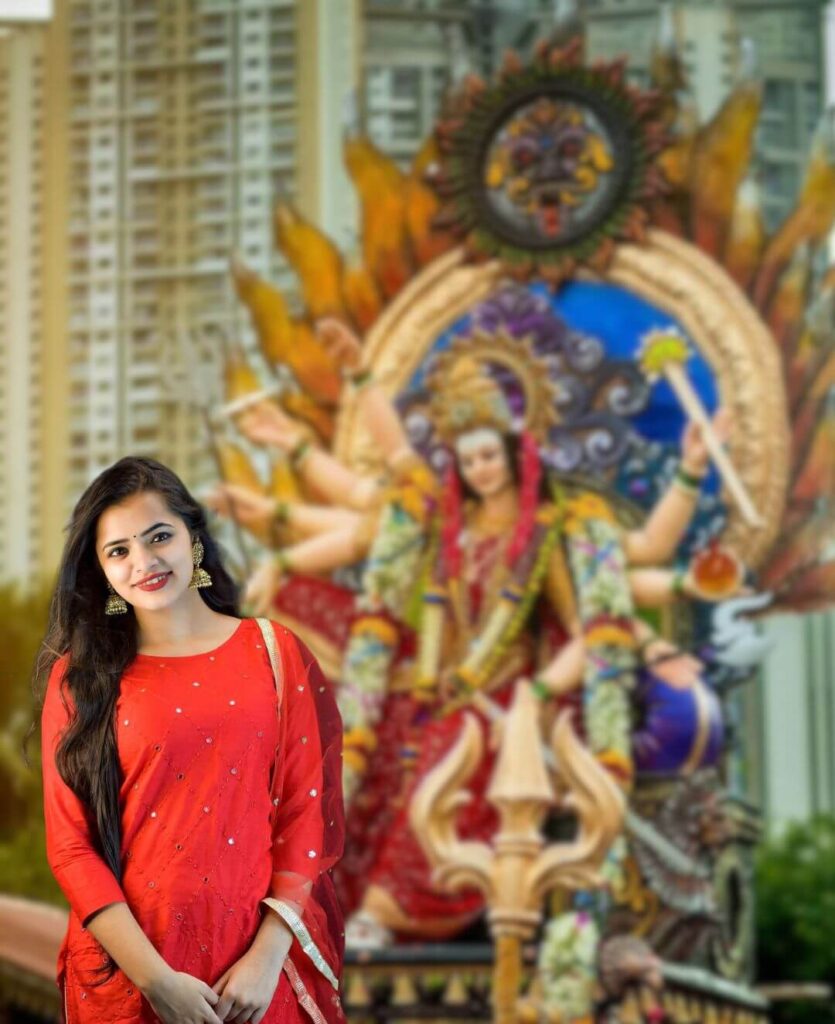 Snapseed Navratri Editing New Background Girl For Cb