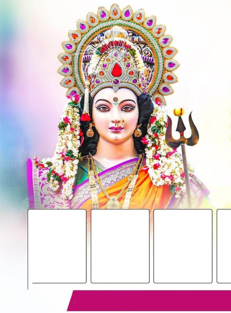 Happy Navratri Banner Images HD Editing Background