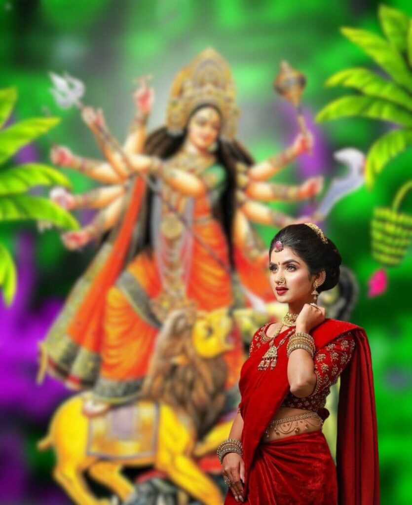 Photoshop Navratri Editing hd Background With girl