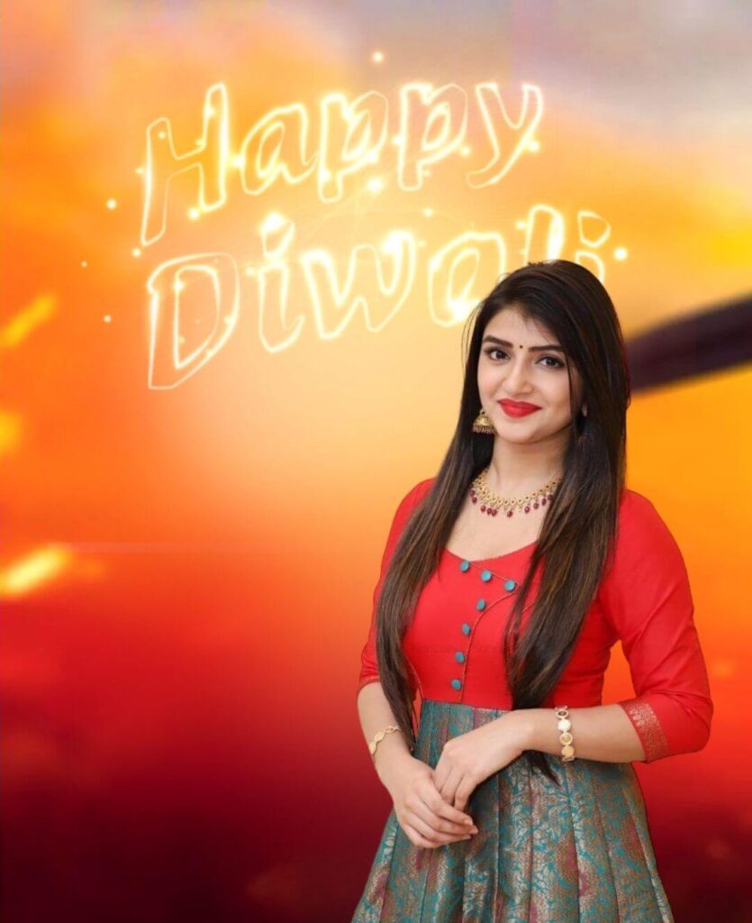 diwali editing background with girl 1080p