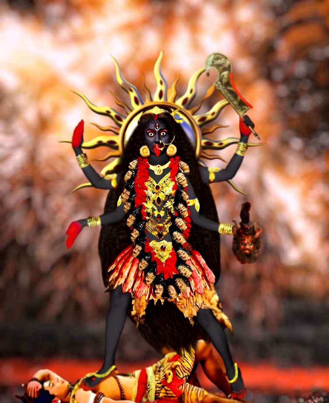 kali maa editing background full hd