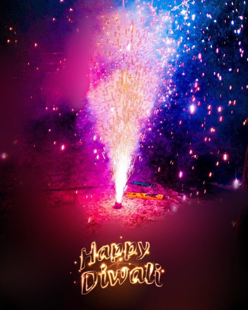 Diwali Photo Editing Firework Background