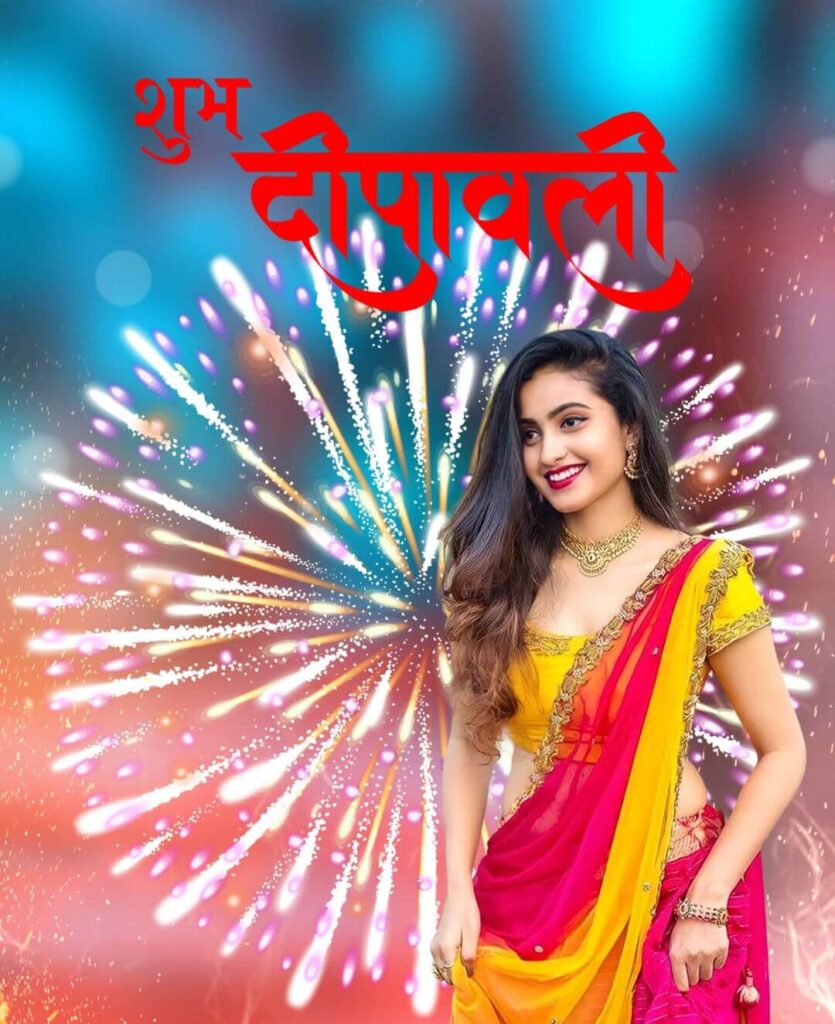 Happy Diwali Editing Background With Girl hd