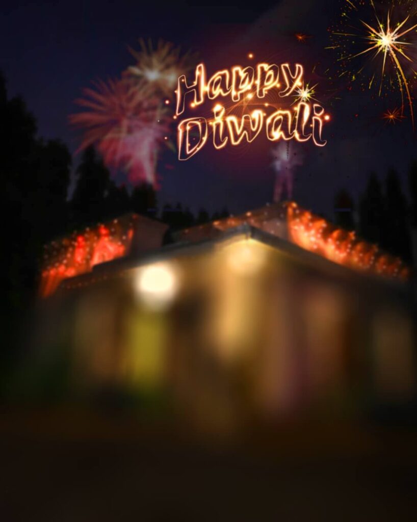 happy diwali lighting background