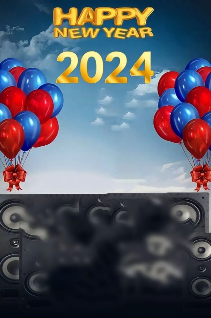 2024 HD New Year HD Photo Editing Free Background