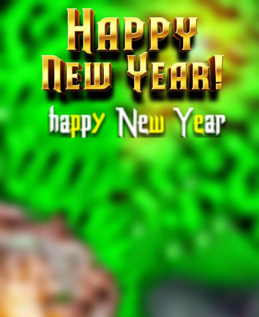 2024 Happy New Year Background HD For CB Editing