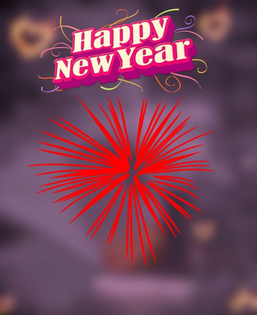 2024 Happy New Year CB Editing Background HD New