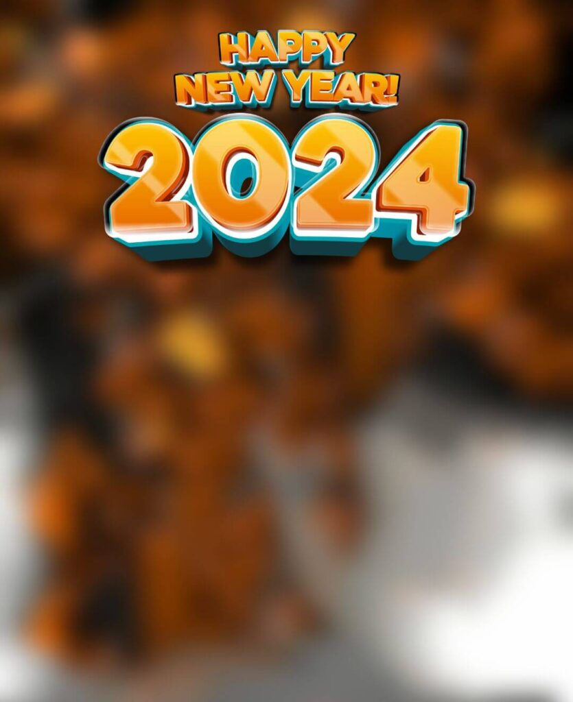 2024 Happy New Year CB Photo Editing Background