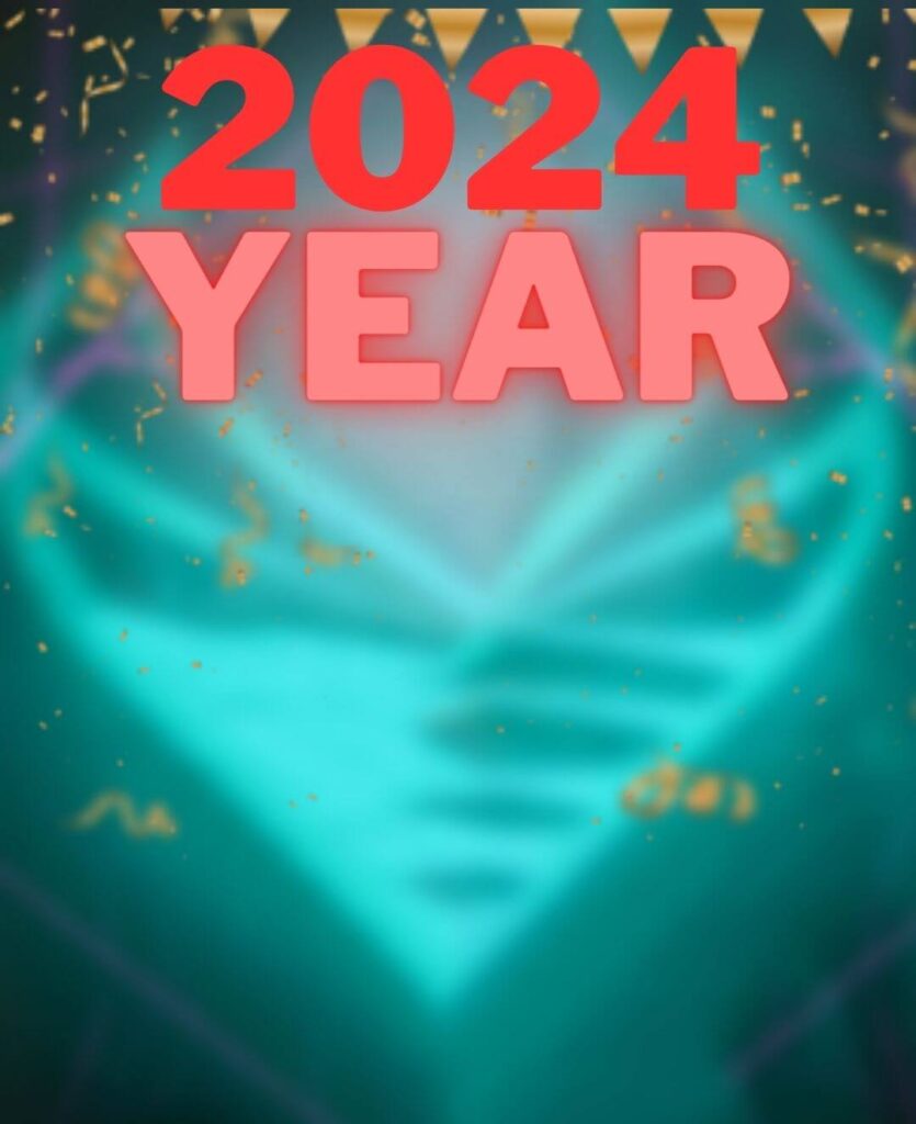 2024 New Year Full HD Editing Background