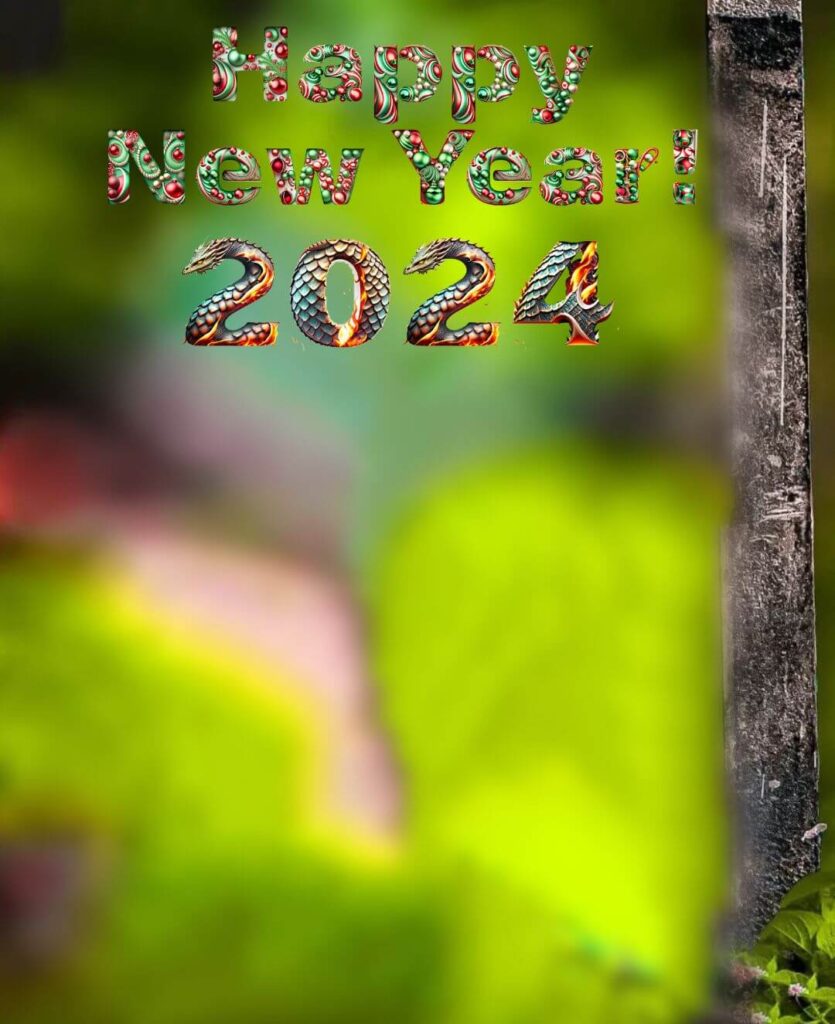 2024 New Year Full HD Editing Background For Images