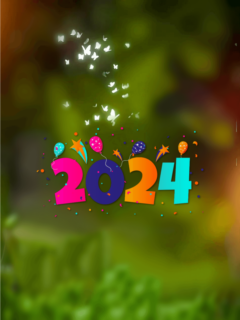 2024 New Year Hd Editing Background image