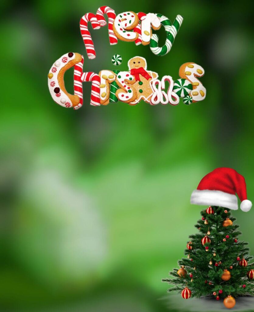 Christmas Tree Editing Background Hd