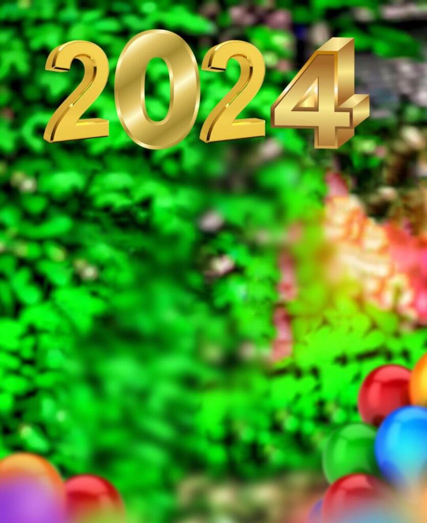 Free Happy New Year Background 2024 HD 4K