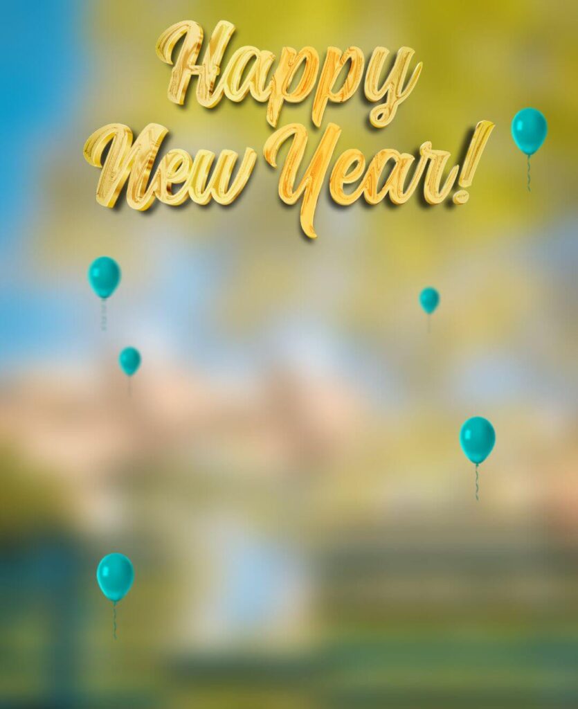 Free Happy New Year Background 2024 HD 4K Photoshop