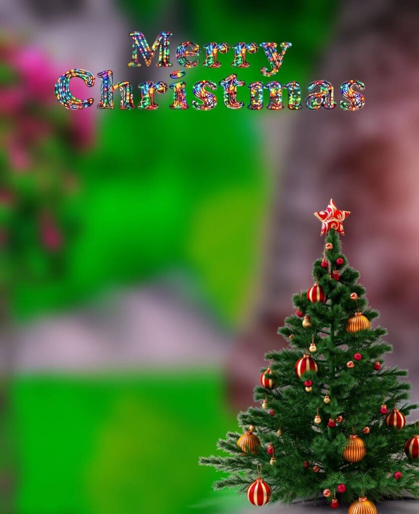 Happy Christmas CB Editing Background HD 4k