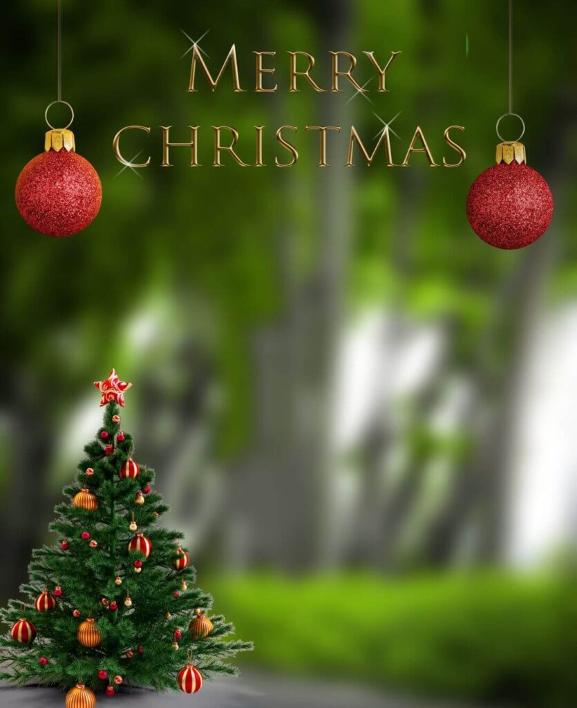 Happy Merry Christmas Background For Editing cb