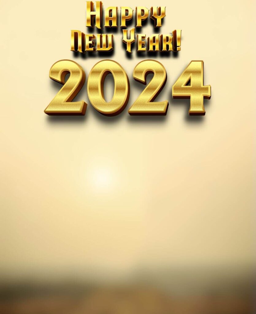 Happy New Year 2024 Background HD For CB Editing