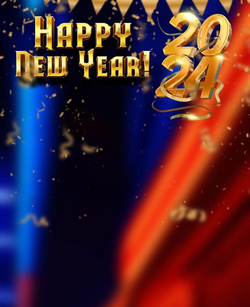 Happy New Year 2024 Editing Background Images