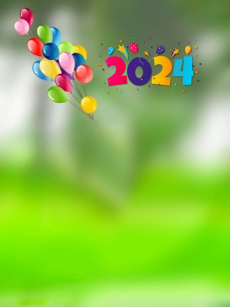 Happy New Year 2024 Free Editing Background