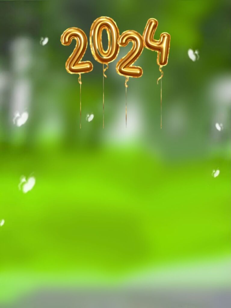 Happy New Year 2024 Photo Editing Background