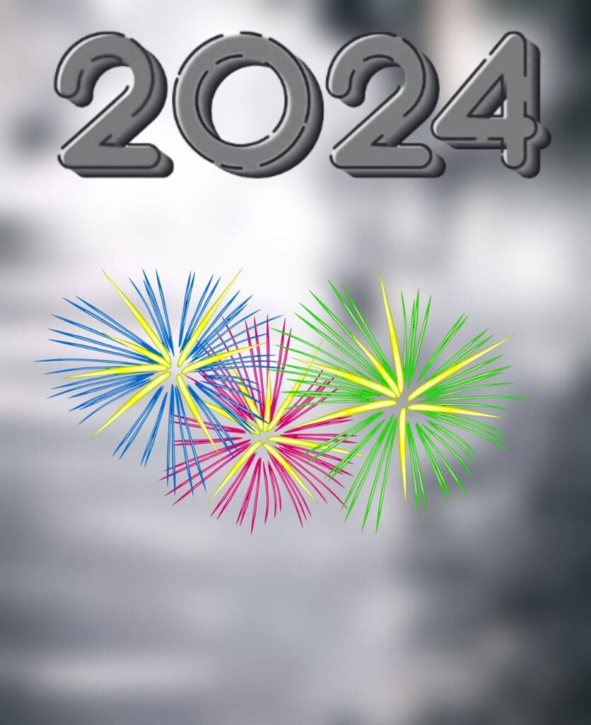 Happy New Year 2024 Photo Editing CB Background New