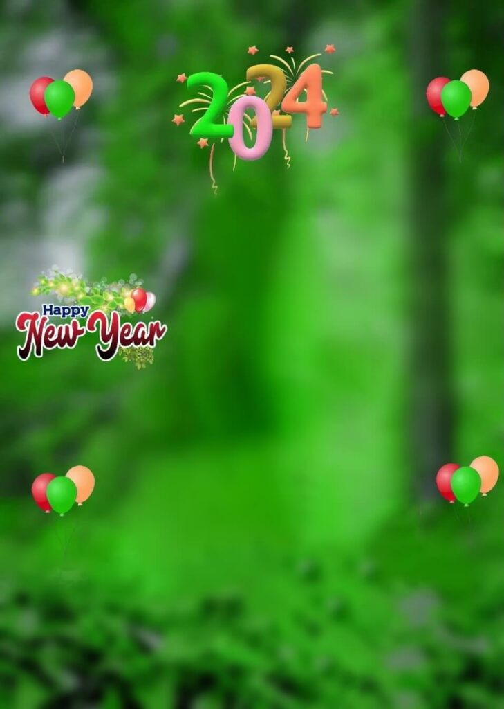 Happy New Year 2024 Photo Editing pics