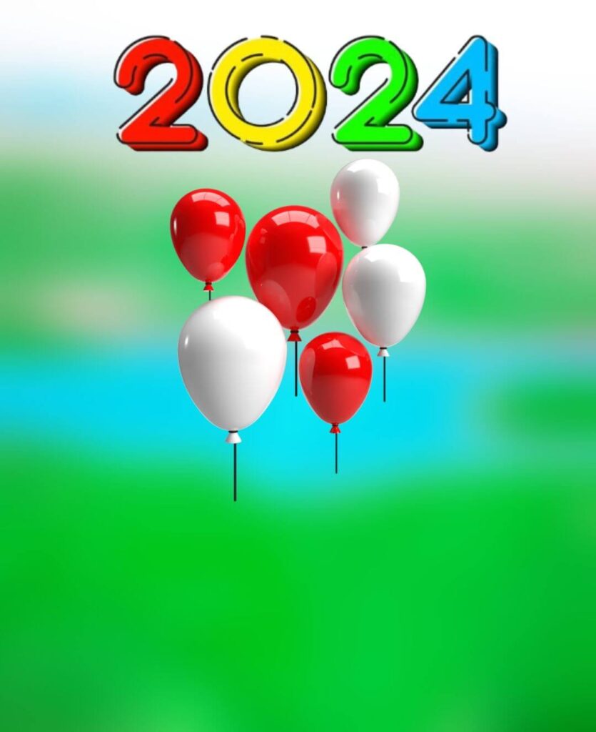 Happy New Year 2024 PicsArt CB Editing Background