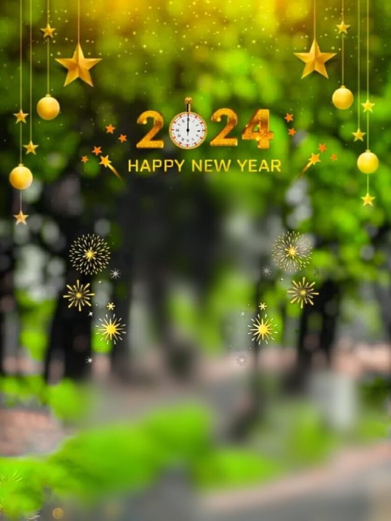 Happy New Year Background 2024 Hd For Editing