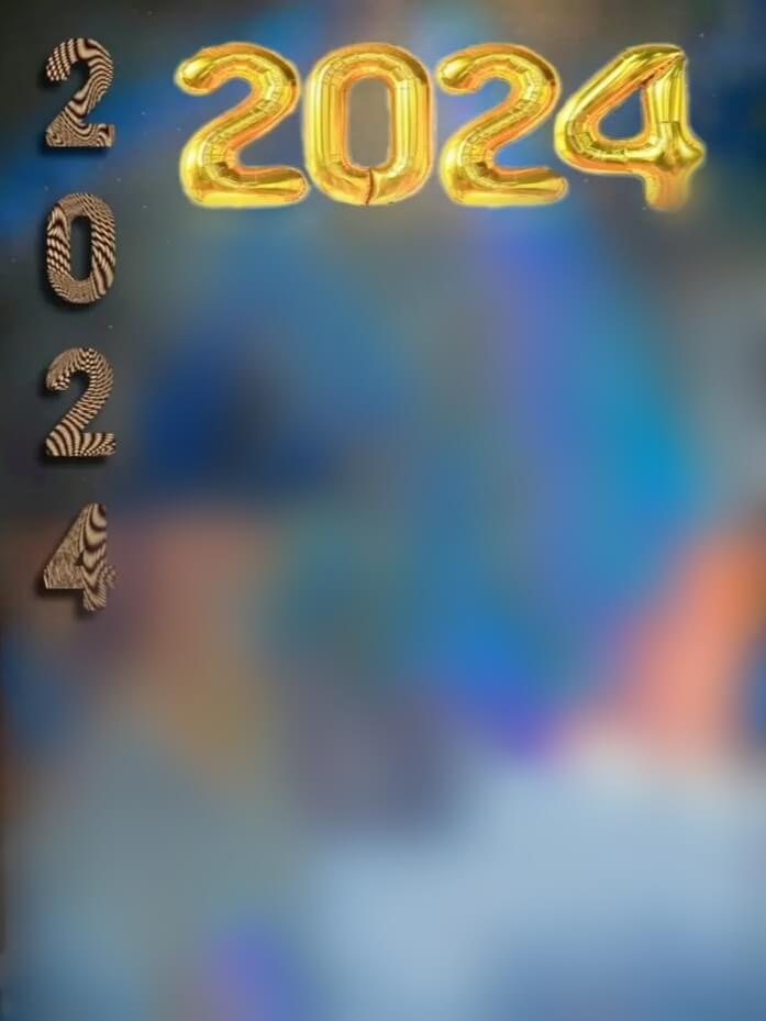 Happy New Year Background 2024 Hd For Editing Photo