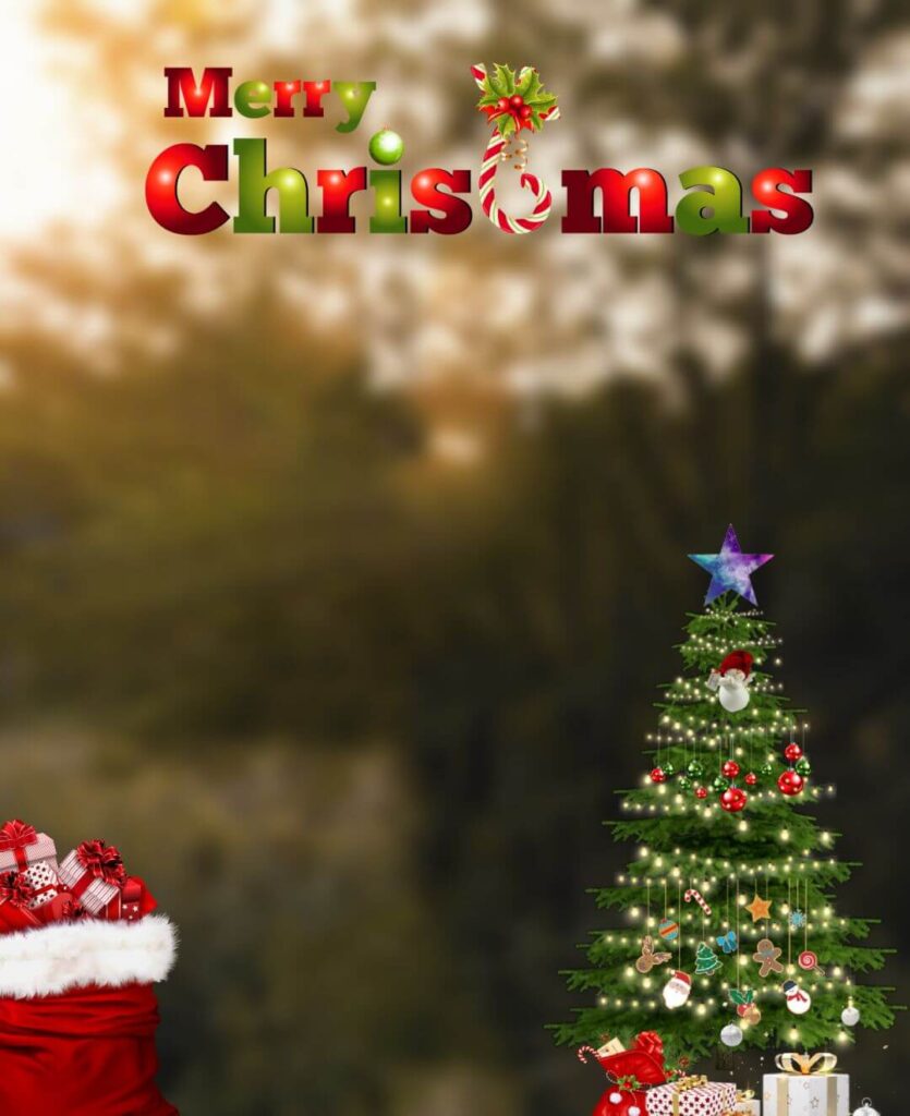 Merry Christmas Background Download For CB Editing