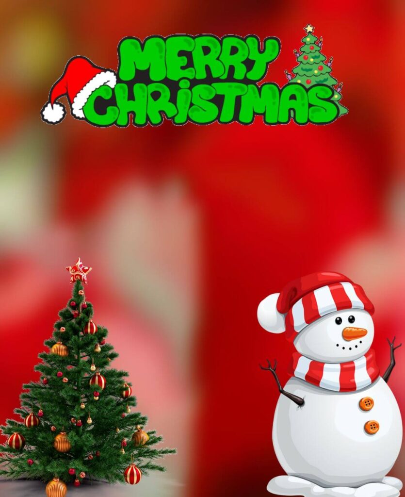 Merry Christmas CB Editing Background 1080p