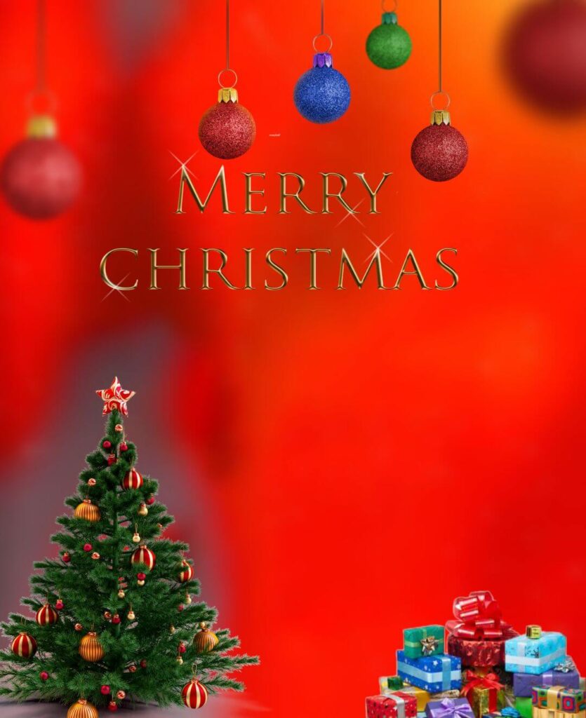 Merry Christmas CB Editing Background