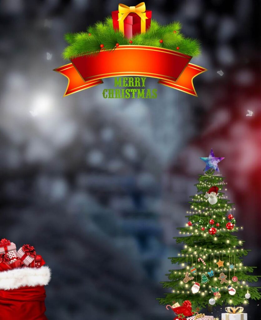 Merry Christmas CB Editing Background New